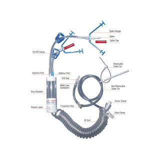 International Win Infusion Set 10' Coil Large Animal Stat