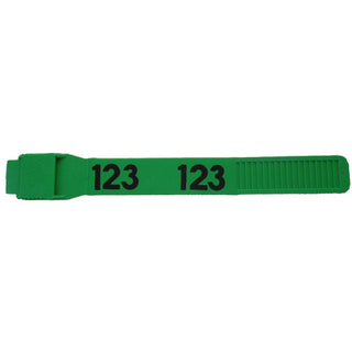 Bock's Multi-Loc Leg Bands- Electro-Welded Numbered : Green