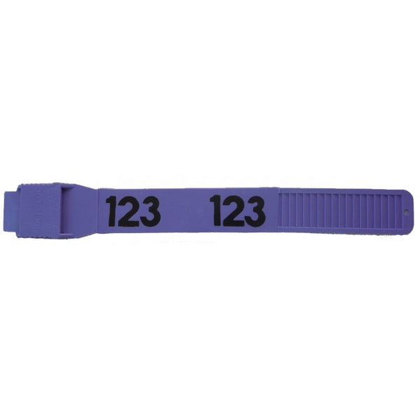 Bock's Multi-Loc Leg Bands- Electro-Welded Numbered : Purple