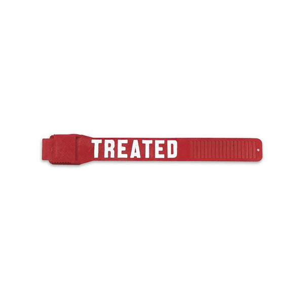 Bock's Multi-Loc Leg Bands Electro Welded Word - Treated : Red