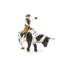 Little Buster Bucking Bull and Rider - Black/White