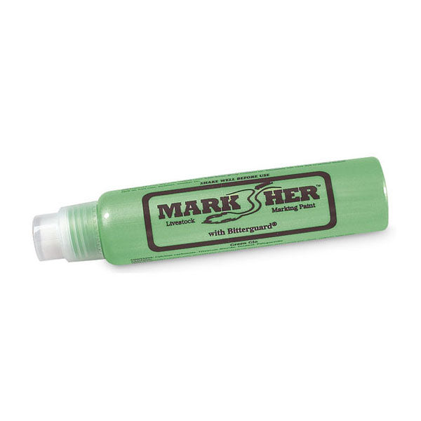 H & W Mark Her Paint Flourescent Green : 12oz