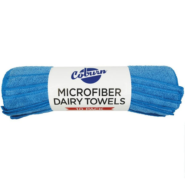 Microfiber Dairy Towels : Blue - 10ct