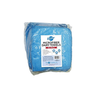 Microfiber Dairy Towels : Blue - 50ct