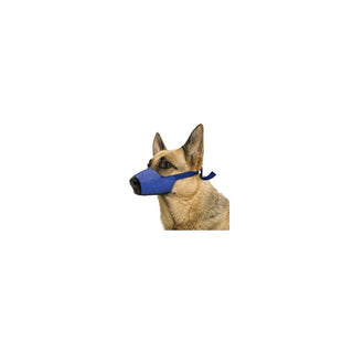 Four Flags Original Quick Muzzle for Dogs : XLarge 8.5" (60-80lb) Blue
