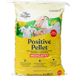 MannaPro Positive Pellet Goat Dewormer : 25lb