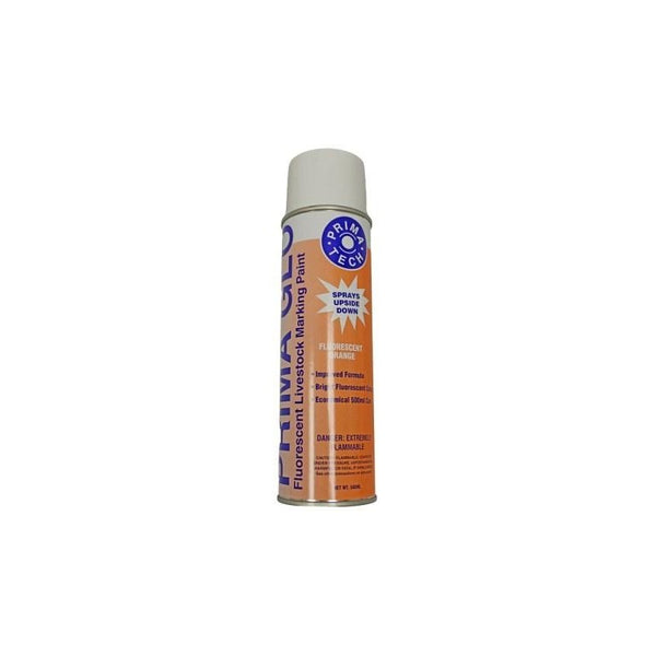 Prima Glo Spray Marker Flourescent Orange : 500ml