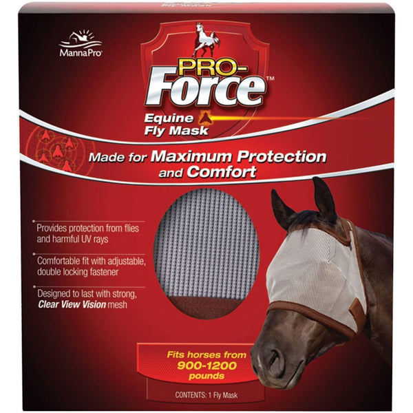 Pro Force Equine Fly Mask without Ears