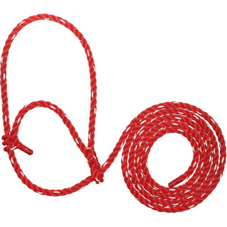 Rope Cattle Halters : Red with White Flecks