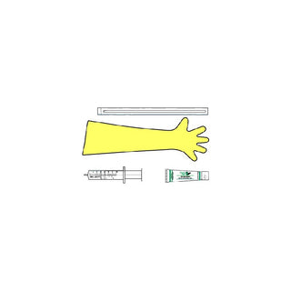 Equine Insemination Kit 21" Drilled Tube 1oz Lube Supersentative Glove 35ml Syringe