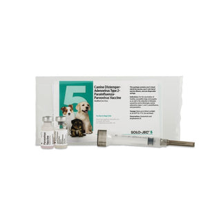 Solo Jec 5 Plus Canine Vaccine with Syringe : 1ds