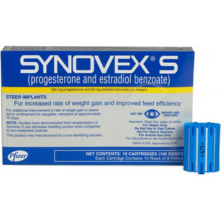Synovex S Cattle Implant : 100ds