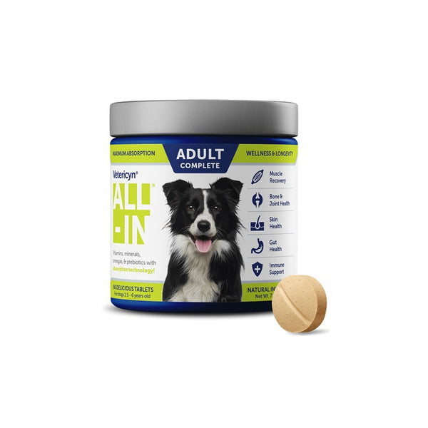 Vetericyn All-In Life Stage Adult Dog Supplement : 90ct