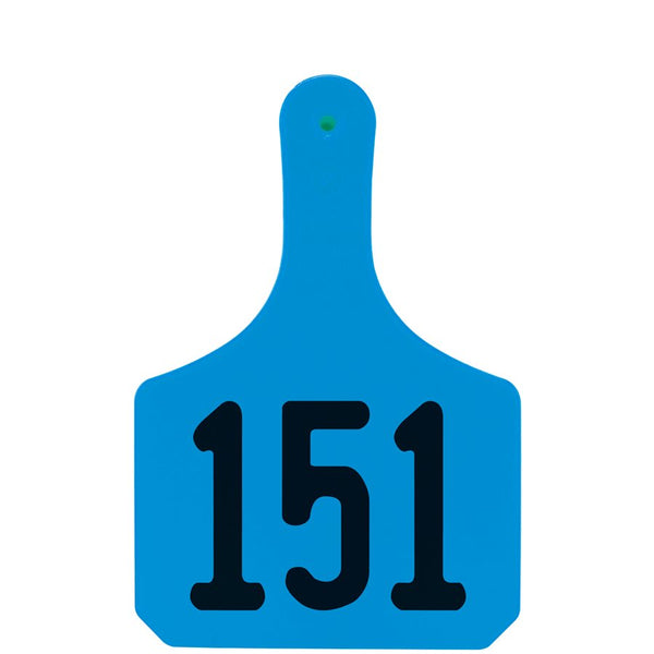 Y-Tex Blue Y-Tag Cow Laser Numbered 126-150: Pack of 25
