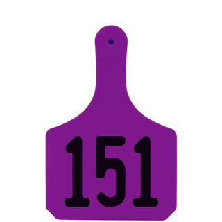 Y-Tex Purple Y-Tag Cow Laser Numbered 126-150: Pack of 25