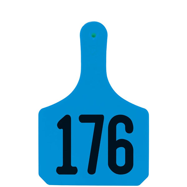 Y-Tex Blue Y-Tag Cow Laser Numbered 176-200: Pack of 25