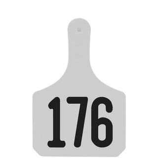 Y-Tex White Y-Tag Cow Laser Numbered 176-200: Pack of 25