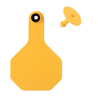 Y-Tex All American 3 Star Tags Medium Blank: Pack of 25 Yellow