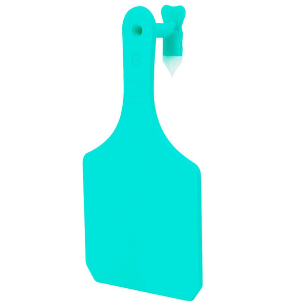 Y-Tex Turquoise Y-Tag (One Piece) Cow Blank: Pack of 25