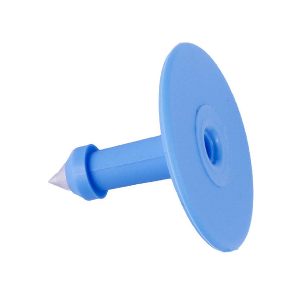 Y-Tex Blank Male Buttons - Blue