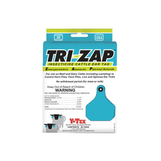 Tri-Zap Insecticide Tags : 20ct