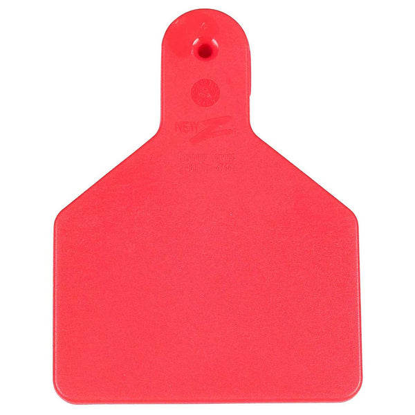 Z Tag No Snag Calf Blank : Tags -  Pack of 25 Red