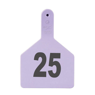 Z Tag Purple No Snag Cow ID Tag - Numbered 51 - 75: Pack of 25