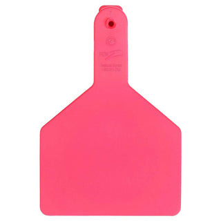 Z Tag No Snag Cow Blank :Tags - Pack of 25 Pink
