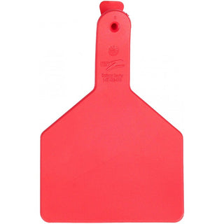 Z Tag No Snag Cow Blank :Tags - Pack of 25 Red