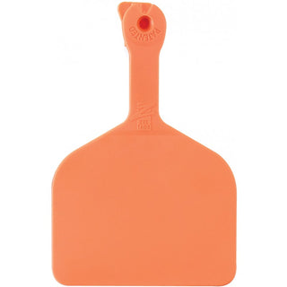 Z Tag Orange Feedlot Blank : Pack of 50