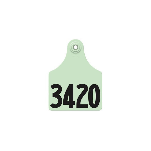 Allflex Green Global Maxi Numbered Tags 76-100 : Pack of 25
