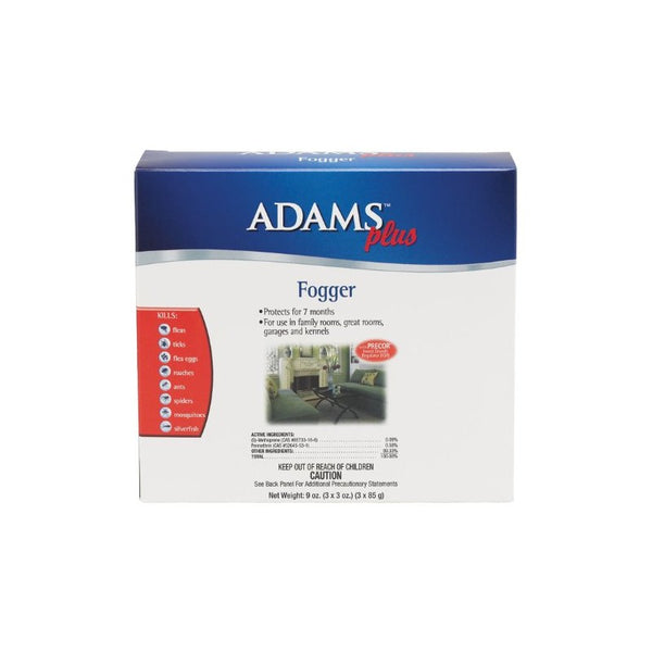 Adams Plus Room Fogger 3oz : 3ct