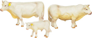 Little Buster Charolais Bull, Cow & Calf Trio