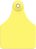 Allflex Global Blank Large Calf ID Ear Tags: Pack of 25 Yellow