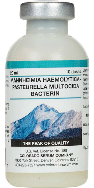 Mannheimia Haemolytica Pasteurella Multocida Bacterin : 10ds