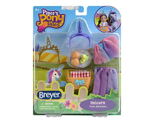 Breyer Piper Pony Tales Unicorn Picnic Adventure Set