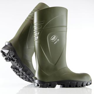 Steplite X Regular Toed Green Boot: Size 9