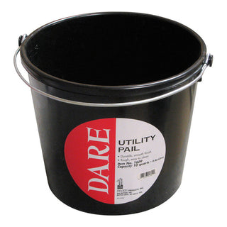 Dare Utility Poly Calf Pail Black : 10qt