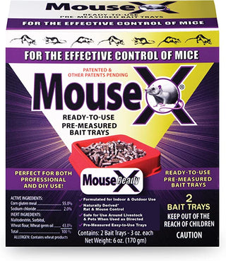 MouseX Ready Bait Trays : 3oz/2ct