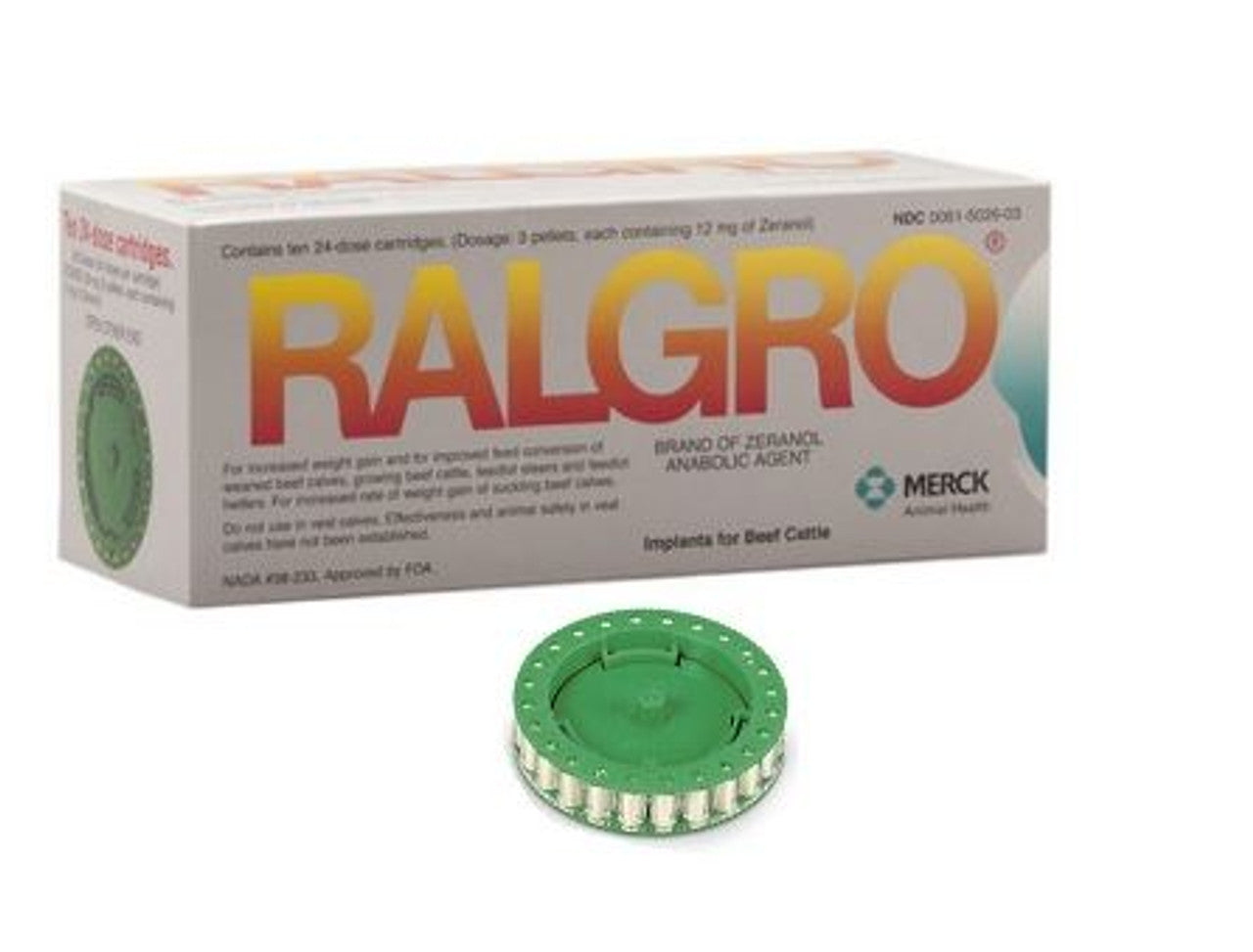 Ralgro Ralgro Beef Implant : 240ds | Heritage Animal Health