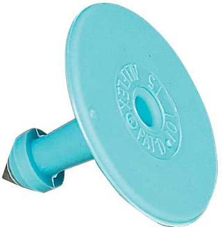 Allflex Global Small Male Blank Buttons Blue : 25ct