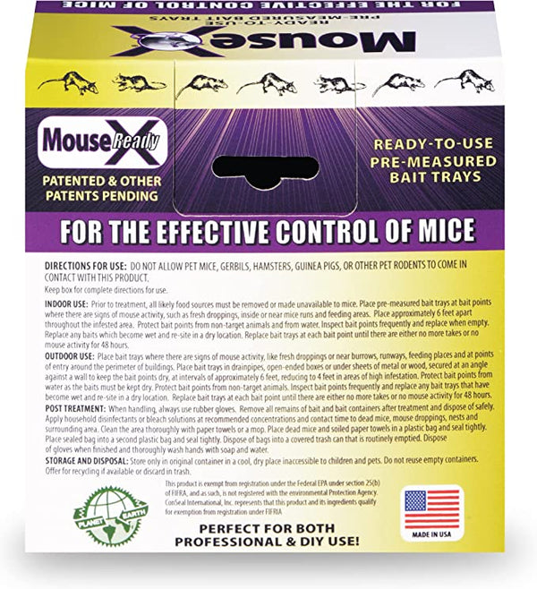 MouseX Ready Bait Trays : 3oz/2ct