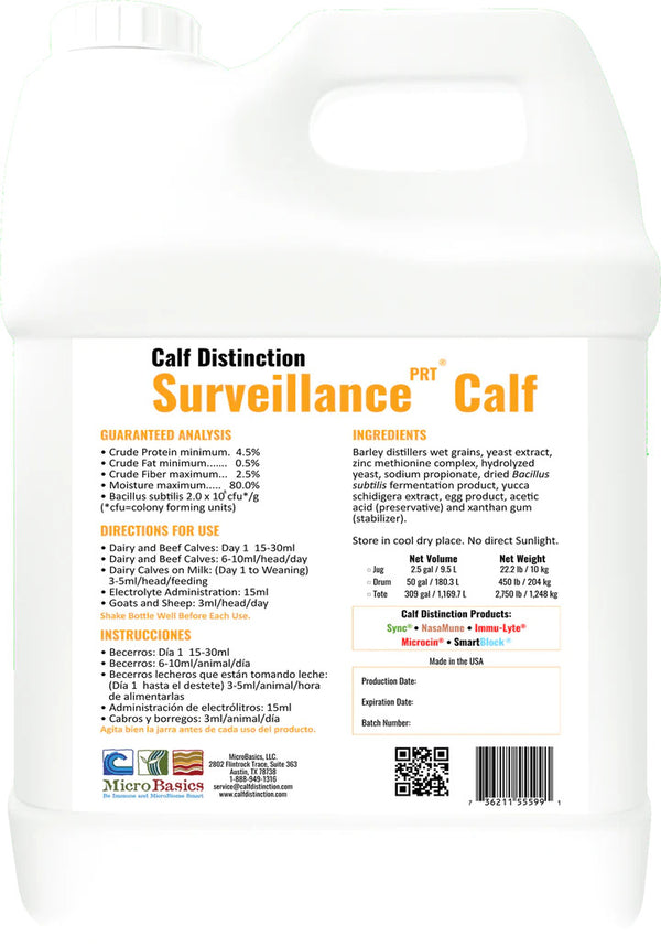 Calf Distinction Surveillance Calf Supplement : 2.5 Gal