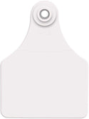 Allflex Global Blank Large Calf ID Ear Tags: Pack of 25 White