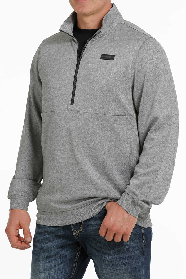 Cinch Men's Pullover Heather Grey: XLarge