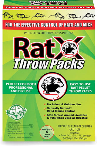 RatX Throw Packs : 6ct