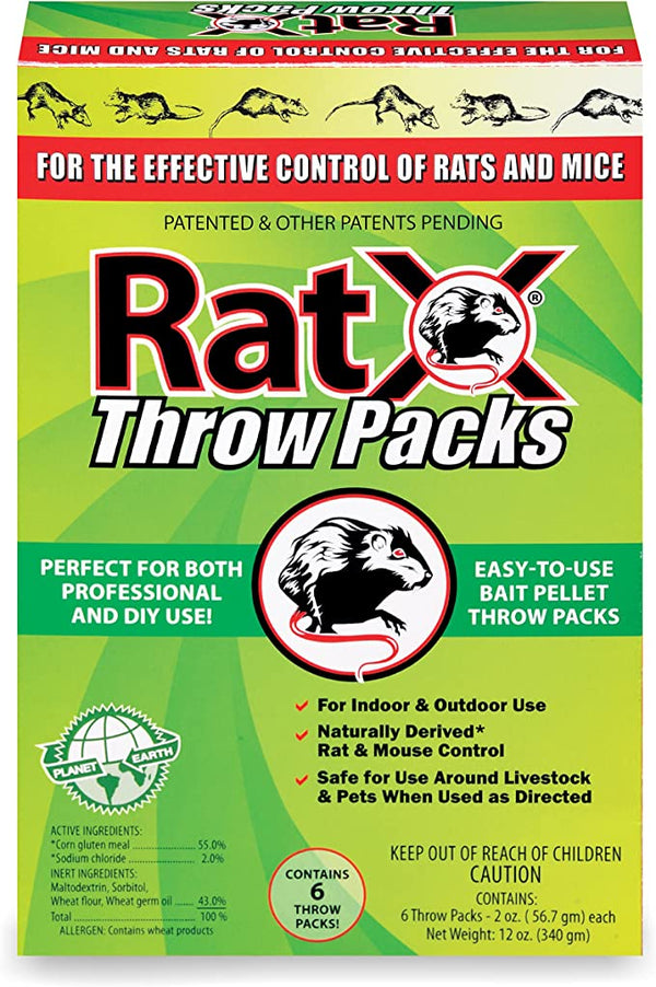 ratx.com RatX Throw Packs : 6ct | Heritage Animal Health