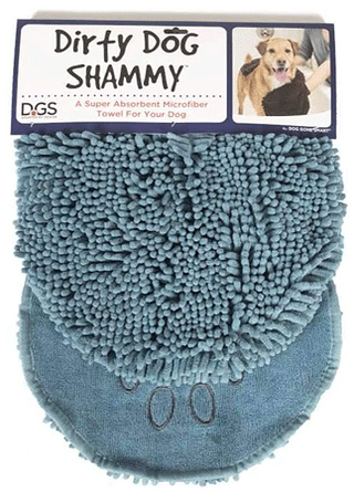Dirty Dog Shammy Towel - Blue