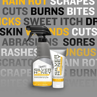 Absorbine Silver Honey Rapid Wound Repair Spray Gel : 8oz