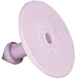 Allflex Global Small Male Blank Buttons Purple : 25ct